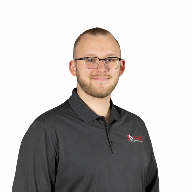 Friendly professional headshot with logo